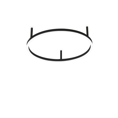 Ideal Lux ORACLE SLIM PL D050 ROUND 3000K ON-OFF BK