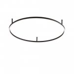 Ideal Lux ORACLE SLIM PL D090 ROUND 3000K ON-OFF BK