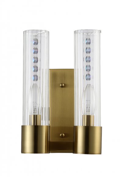 Светильник бра Crystal Lux OTONO AP2 BRASS/TRANSPARENTE (2633/402) Светильник бра Crystal Lux OTONO AP2 BRASS/TRANSPARENTE (2633/402)