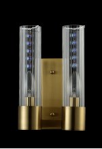 Светильник бра Crystal Lux OTONO AP2 BRASS/TRANSPARENTE (2633/402)