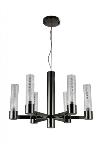 Люстра Crystal Lux OTONO SP6+1 BLACK CHROMIUM/TRANSPARENTE (2632/307) Люстра Crystal Lux OTONO SP6+1 BLACK CHROMIUM/TRANSPARENTE (2632/307)