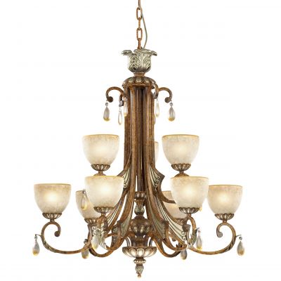 Светильник люстра подвесная Odeon light 2455/9 RUFFIN