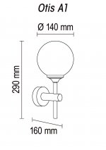 Настенный светильник Otis A1 15