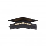 Внешний угол-соединитель для подвесного/накладного магнитного шинопровода Donolux Outter corner DLM/Black