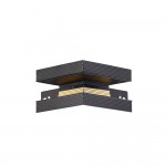 Внешний угол-соединитель для встраиваемого магнитного шинопровода Donolux Outter corner DLM01/Black