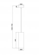 Подвесной светильник Maytoni P011PL-01CH Gioia