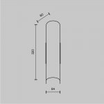 Настенный светильник (бра) Maytoni P011WL-02CH Gioia