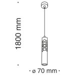 Подвесной светильник Maytoni P037PL-L11B4K Torre