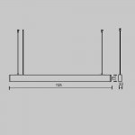 Подвесной светильник Maytoni P051PL-36W2.7-6K-B BASIS
