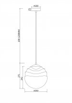 Подвесной светильник Maytoni P074PL-01BS Vinare