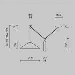 Подвесной светильник Maytoni P080PL-01W Peso
