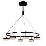 Люстра P0855-6C black