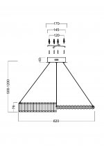 Подвесной светильник Maytoni P097PL-L36G4K Krone