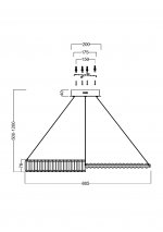 Подвесной светильник Maytoni P097PL-L45G4K Krone