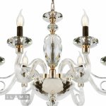 Подвесная люстра iLamp Modo P2328-6 Золотая