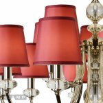 Подвесная люстра iLamp Magic P2344-10+5 Никель+белый