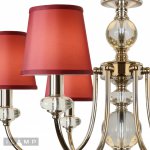 Подвесная люстра iLamp Magic P2344-6 Никель+белый