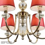 Подвесная люстра iLamp Magic P2344-6 Никель+белый