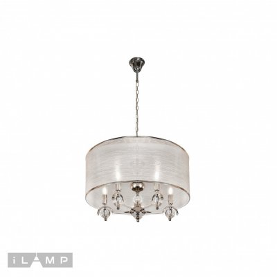 Подвесная люстра iLamp Chelsea P2400-5 Nickel Подвесная люстра iLamp Chelsea P2400-5 Nickel