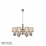 Подвесная люстра iLamp Brooklyn P2401-8 Nickel