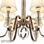 Подвесная люстра iLamp Alesti P2424-6 Nickel