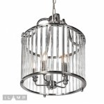Подвесная люстра iLamp Qeens P2437-5 Nickel