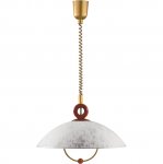 Светильник подвес Сонекс П637 белый/т.дер/бронз. VUALE