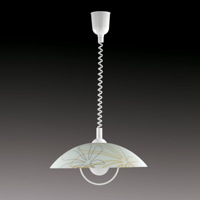 Светильник подвес Сонекс П642 бел/декор коричн/янтарн MORTIA