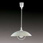 Светильник подвес Сонекс П642 бел/декор коричн/янтарн MORTIA