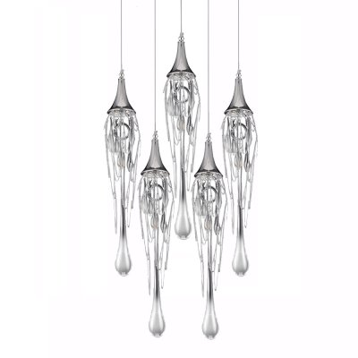 Подвесной светильник Delight P68009L-5/R chrome