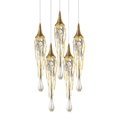 Подвесной светильник Delight P68009L-5/R gold Подвесной светильник Delight P68009L-5/R gold