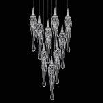 Подвесной светильник Delight P68009L-9H chrome