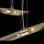 Подвесной светильник Delight P68069-2 antique brass