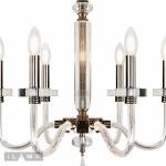 Подвесная люстра iLamp Vibe P9474-6 Nickel