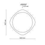 Сонекс PAL 2019/B настенно-потолочный светильник