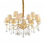 Люстра Ideal Lux PANTHEON SP12 ORO