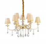 Люстра Ideal lux PANTHEON SP9 ORO (88105)