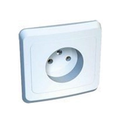 Lexel Этюд 1-ая розетка без заземления белый (скр.устан.) (PC16-001b) Lexel Этюд 1-ая розетка без заземления белый (скр.устан.) (PC16-001b)