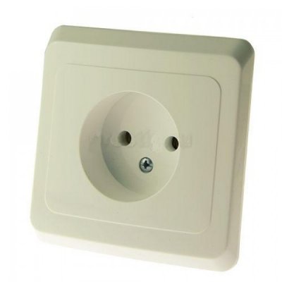 Lexel Этюд 1-ая розетка без заземления кремовый (скр.устан.) (PC16-001k) Lexel Этюд 1-ая розетка без заземления кремовый (скр.устан.) (PC16-001k)