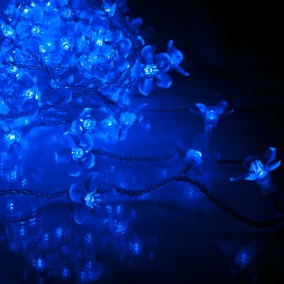 Гирлянда Gauss Гирлянда Gauss "Цветы вишни" 5м, 220-240V IP 65 синий свет PH720013503