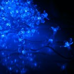Гирлянда Gauss "Цветы вишни" 5м, 220-240V IP 65 синий свет PH720013503