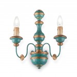 Ideal Lux PISA AP2 BLU Настенный светильник