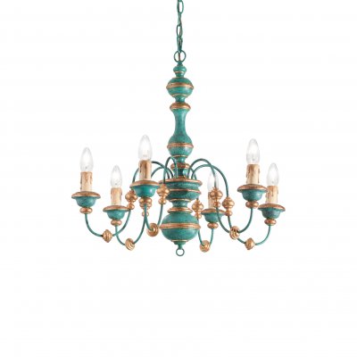 

Люстра Ideal lux PISA SP6 (93550, PISA SP6