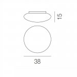 Потолочный светильник Vistosi PL BIANCA 38 BC