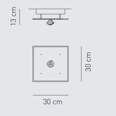 Настенный светильник бра Axo Light PL SHIRAS P RS Axo