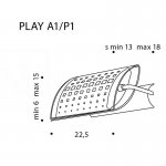 Настенный светильник De Majo PLAY A1 P1