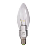 Лампа Jazzway PLED-C37 CLEAR 3w 4000K E14 
