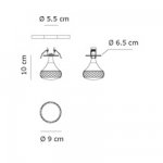 Встраиваемый светильник Axo Light PLFAIRYXGRCRLED Fairy