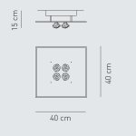 Настенный/Потолочный светильник Axo Light PLSHIRAMCSCRR7S