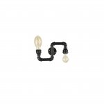 Светильник бра Ideal lux PLUMBER AP2 NERO (136691)